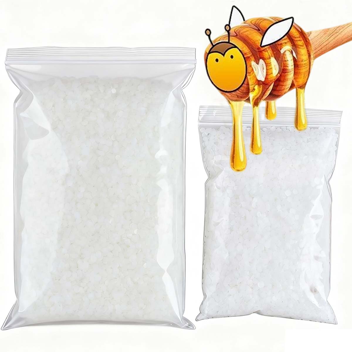 Candle Making Products - 200g-1000g White Beeswax Pure Natural Granular