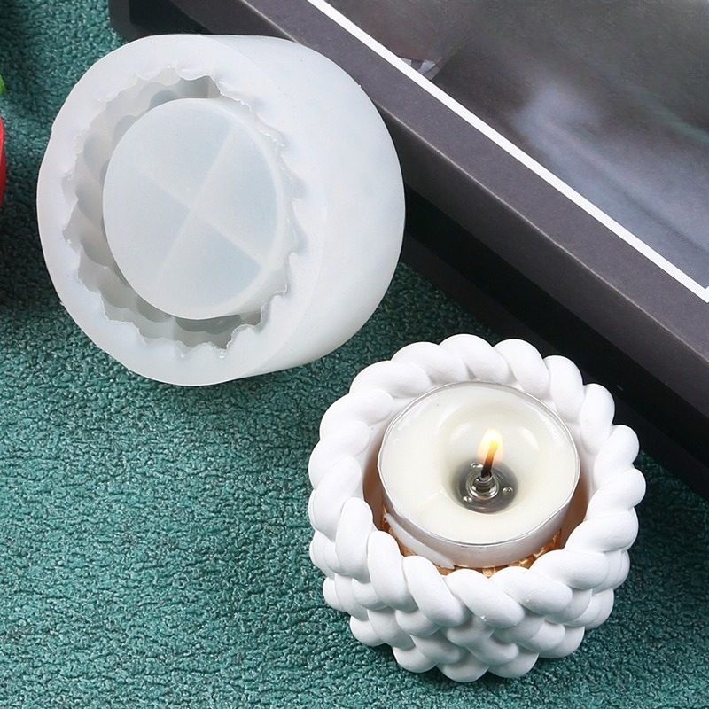 Candle Making Products - DIY Hemp Rope Candle Holder Silicone