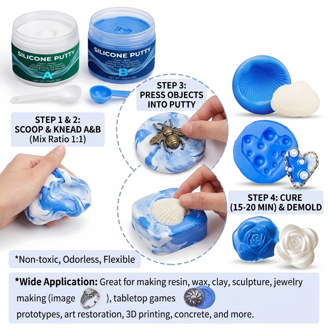 Silicone Putty Mold Making Sup - огляд і ціна Candle Making Products