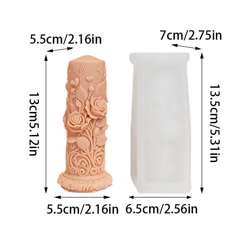 European-Style Red Rose Heart- - огляд і ціна Candle Making Vinings