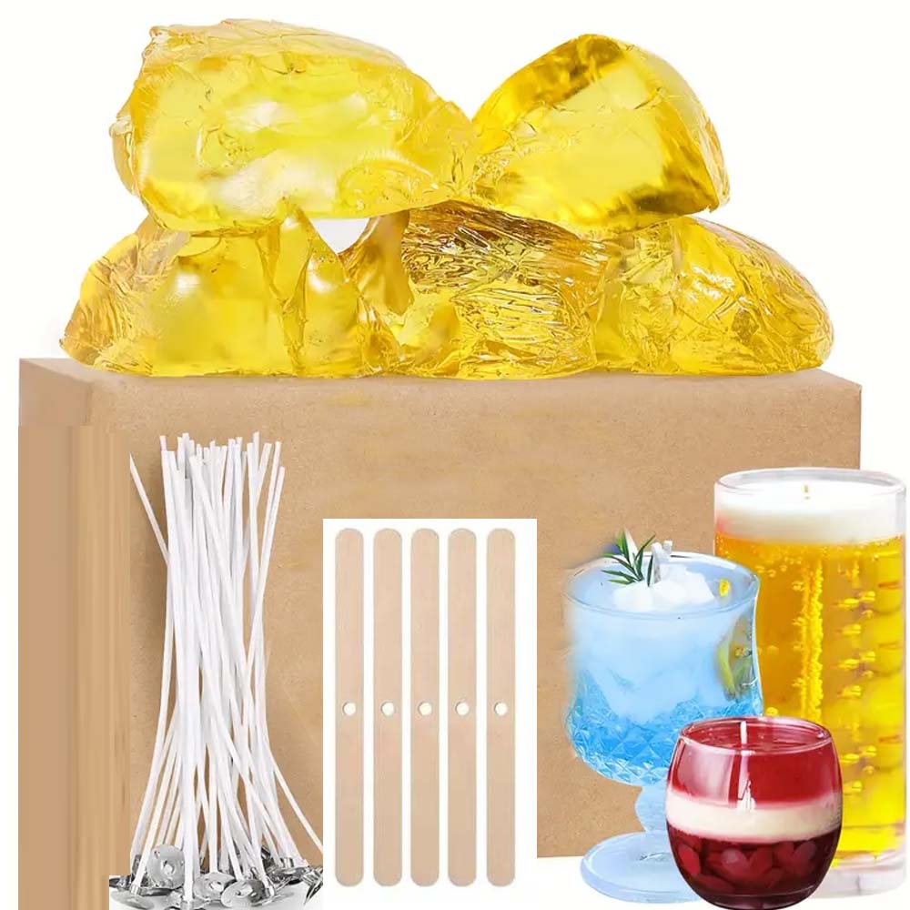 200g Yellow Clear Gel Jelly Wa - огляд і ціна Candle Making Kit Wholesale