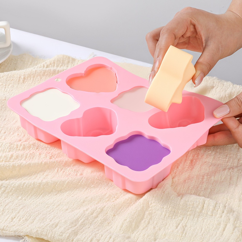Square Heart Shape Silicone Mo - огляд і ціна Candle Making Products