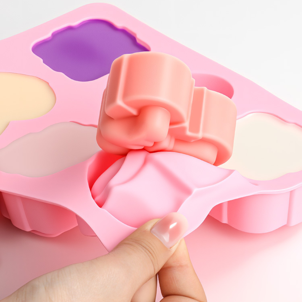Square Heart Shape Silicone Mo - огляд і ціна Candle Making Products