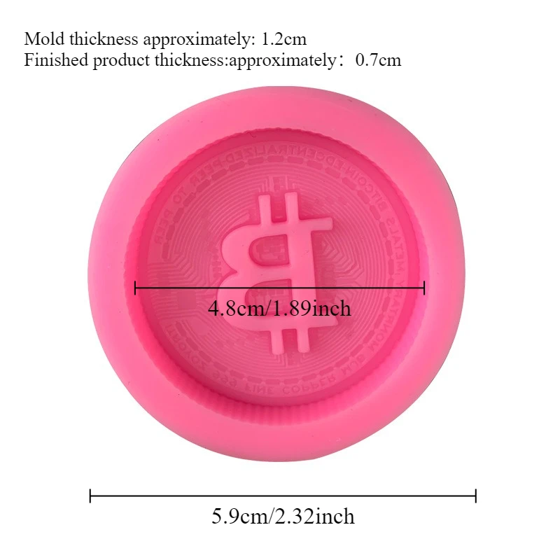 1/3Pcs Currency Logo Soap Sili - огляд і ціна Candle Making Products