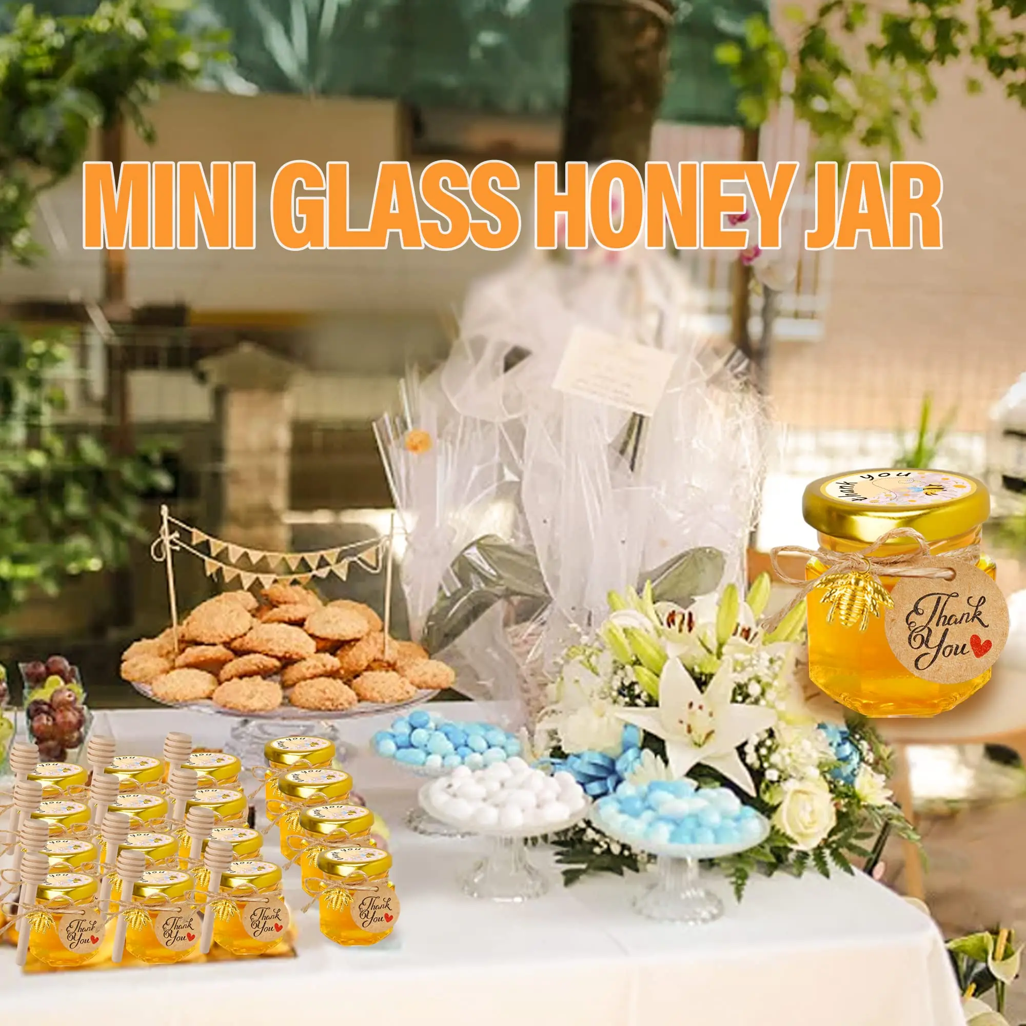 1.5Oz Hexagon Mini Glass Honey - огляд і ціна Candle Making Event
