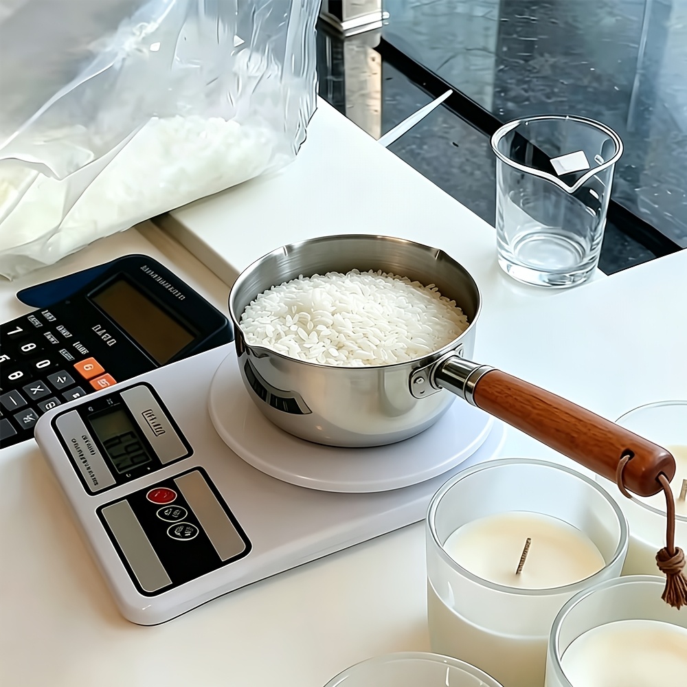2PCS/SET Wood Handle Wax Melti - огляд і ціна Candle Making Kit Wholesale