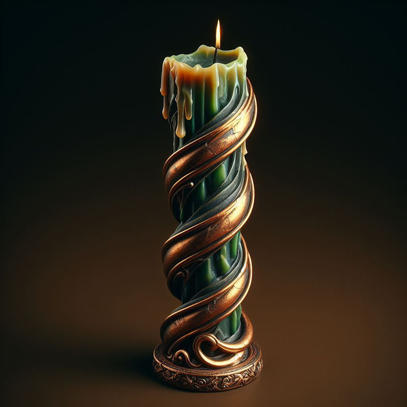 Vine-Wrapped Twisted High Colu - огляд і ціна Candle Making Vinings