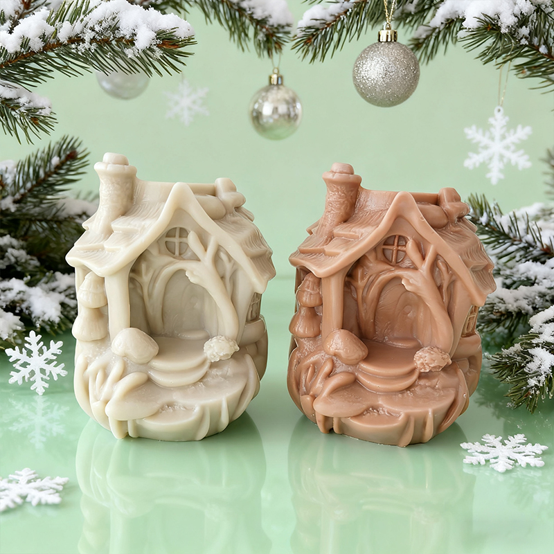 Relief Pillar House Form Silic - огляд і ціна Candle Making Vinings