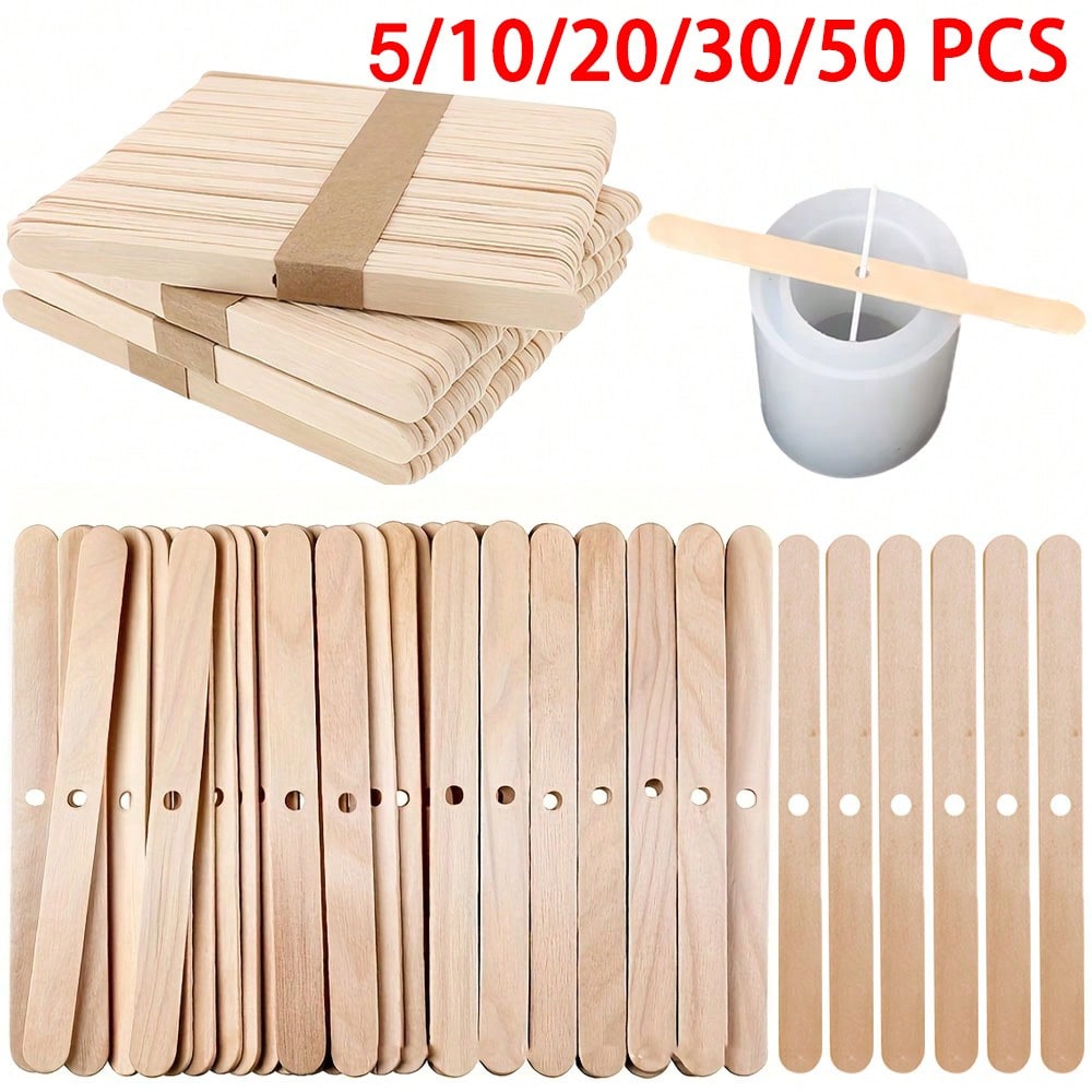 5/10/20/30/50pcs Wooden Candle - огляд і ціна Candle Making Kit Wholesale