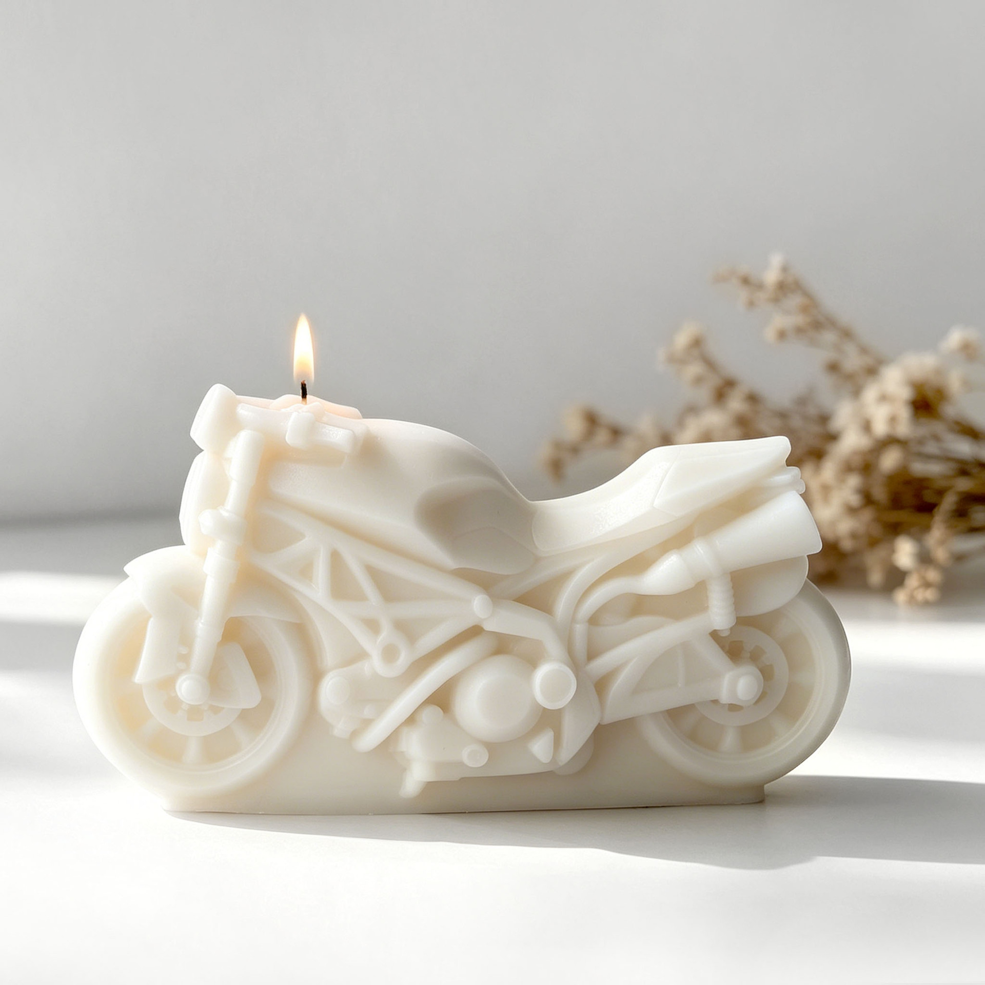 Motorcycle Design Candle Silic - огляд і ціна Candle Making Products