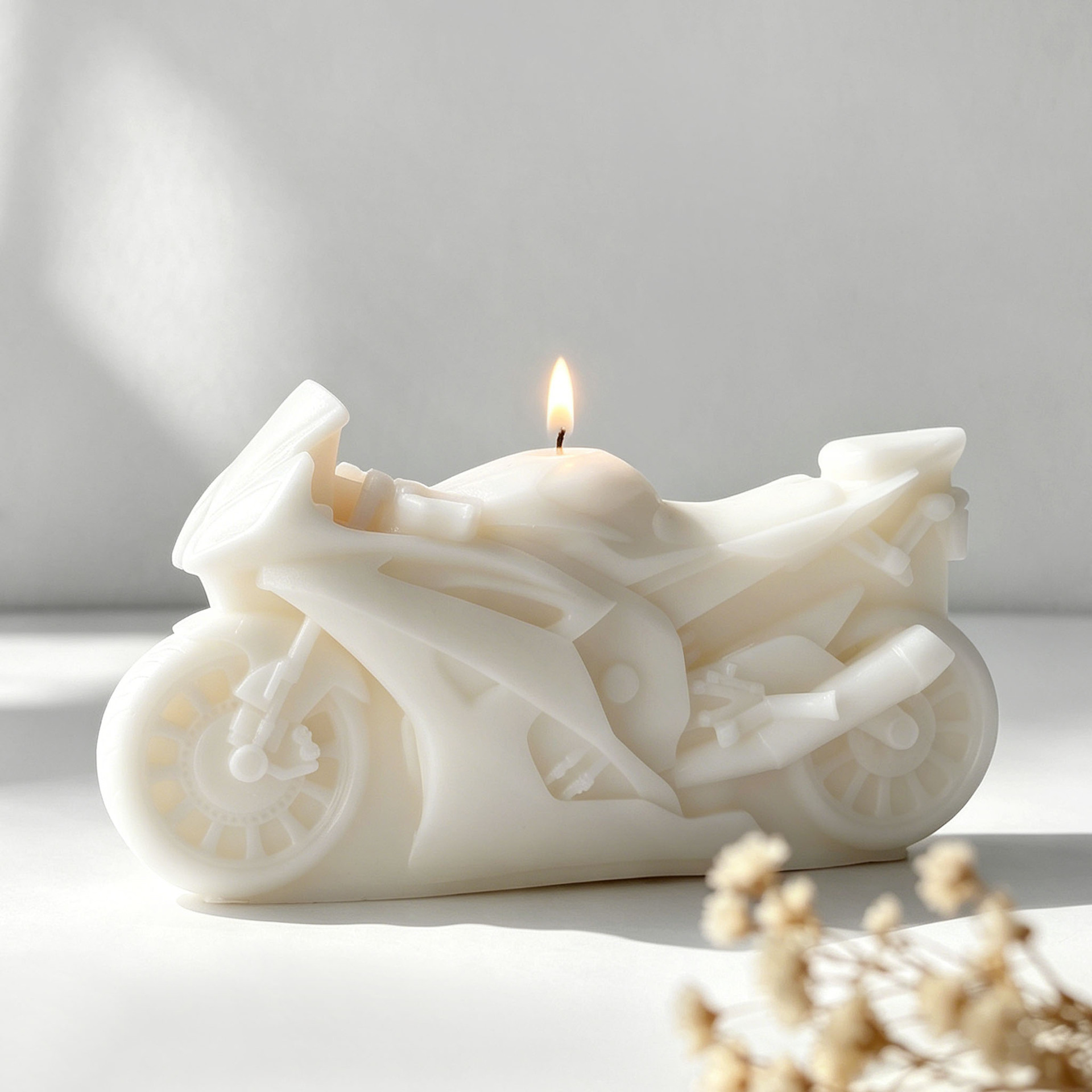 Motorcycle Design Candle Silic - огляд і ціна Candle Making Products