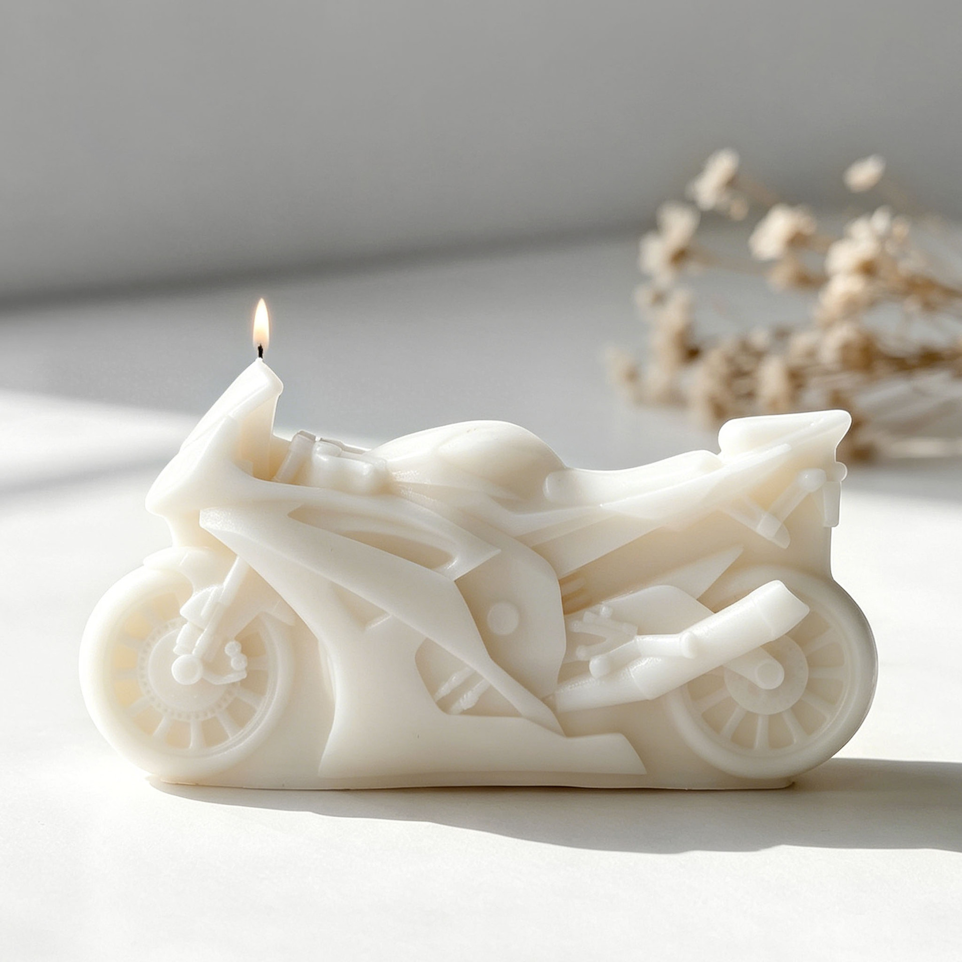 Motorcycle Design Candle Silic - огляд і ціна Candle Making Products