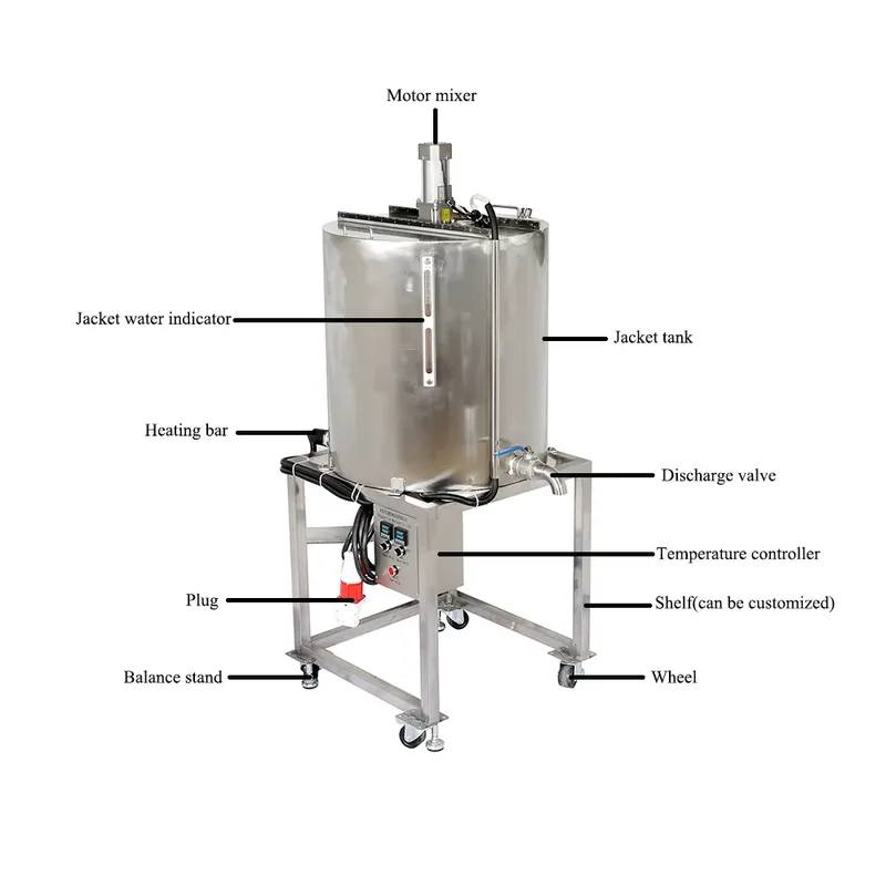 200L Water Jacket Candle Makin - огляд і ціна Candle Making Machine Price