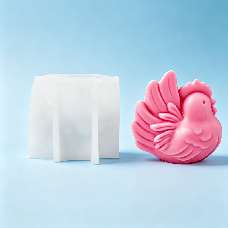 Cartoon Hen Silicone Candle Mo - огляд і ціна Candle Making Products