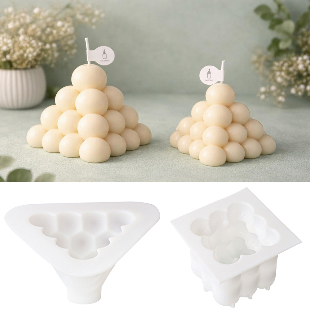 3D Bubble Cube Silicone Candle - огляд і ціна Candle Making Kit Wholesale
