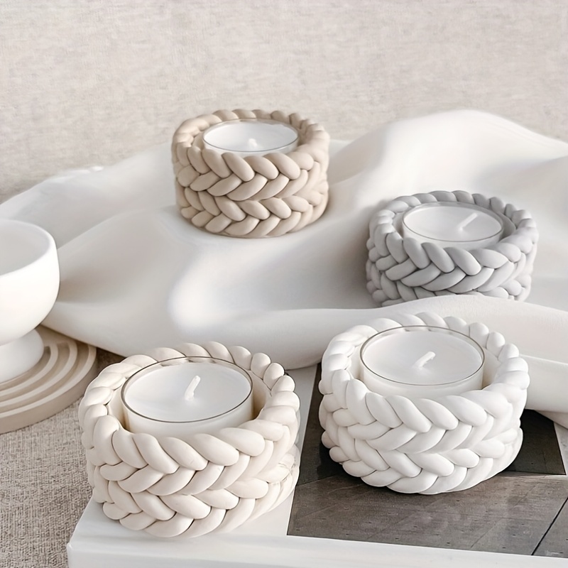 DIY Hemp Rope Candle Holder Si - огляд і ціна Candle Making Products